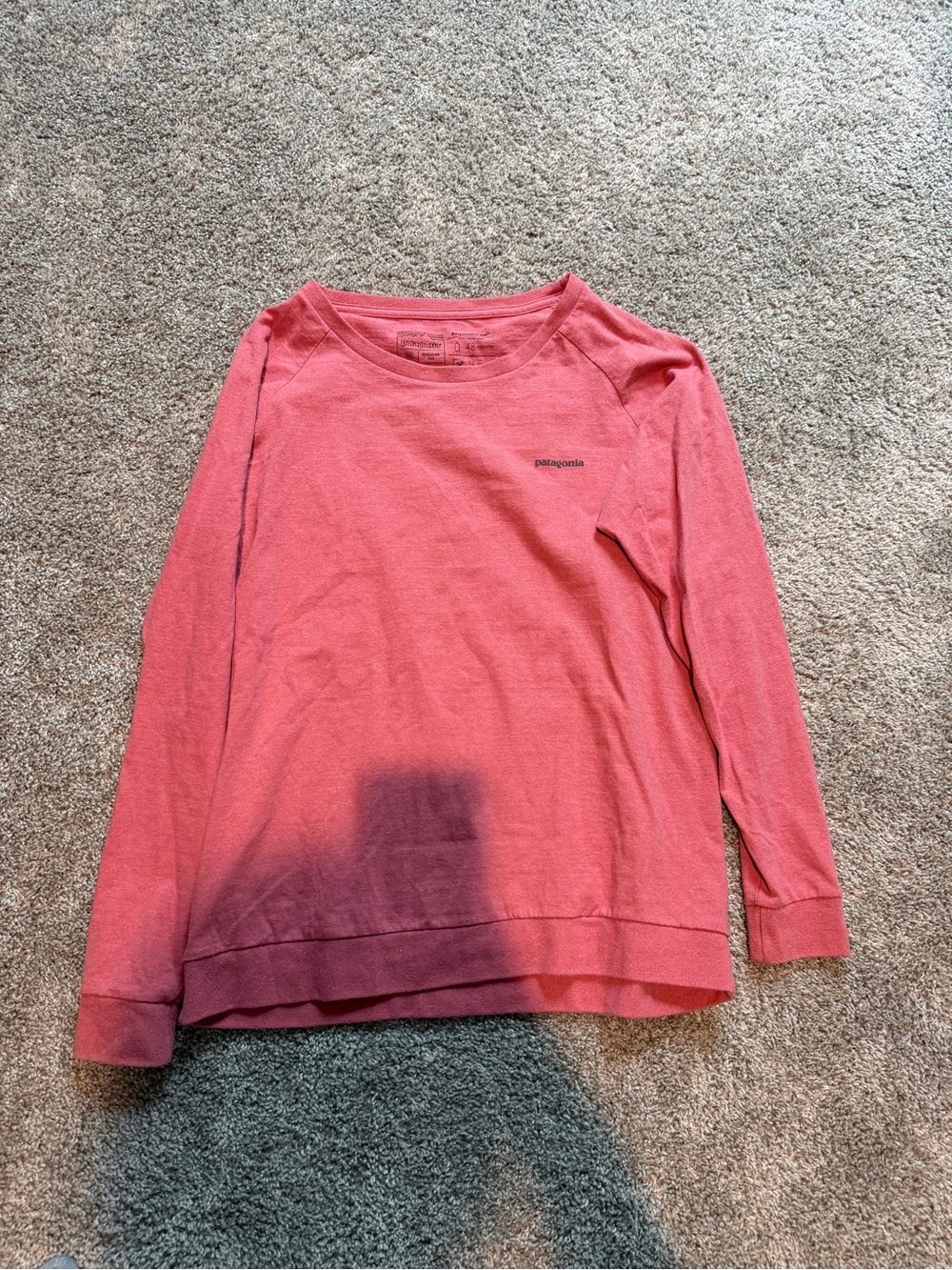 Patagonia Pink Long Sleeve Crew shirt